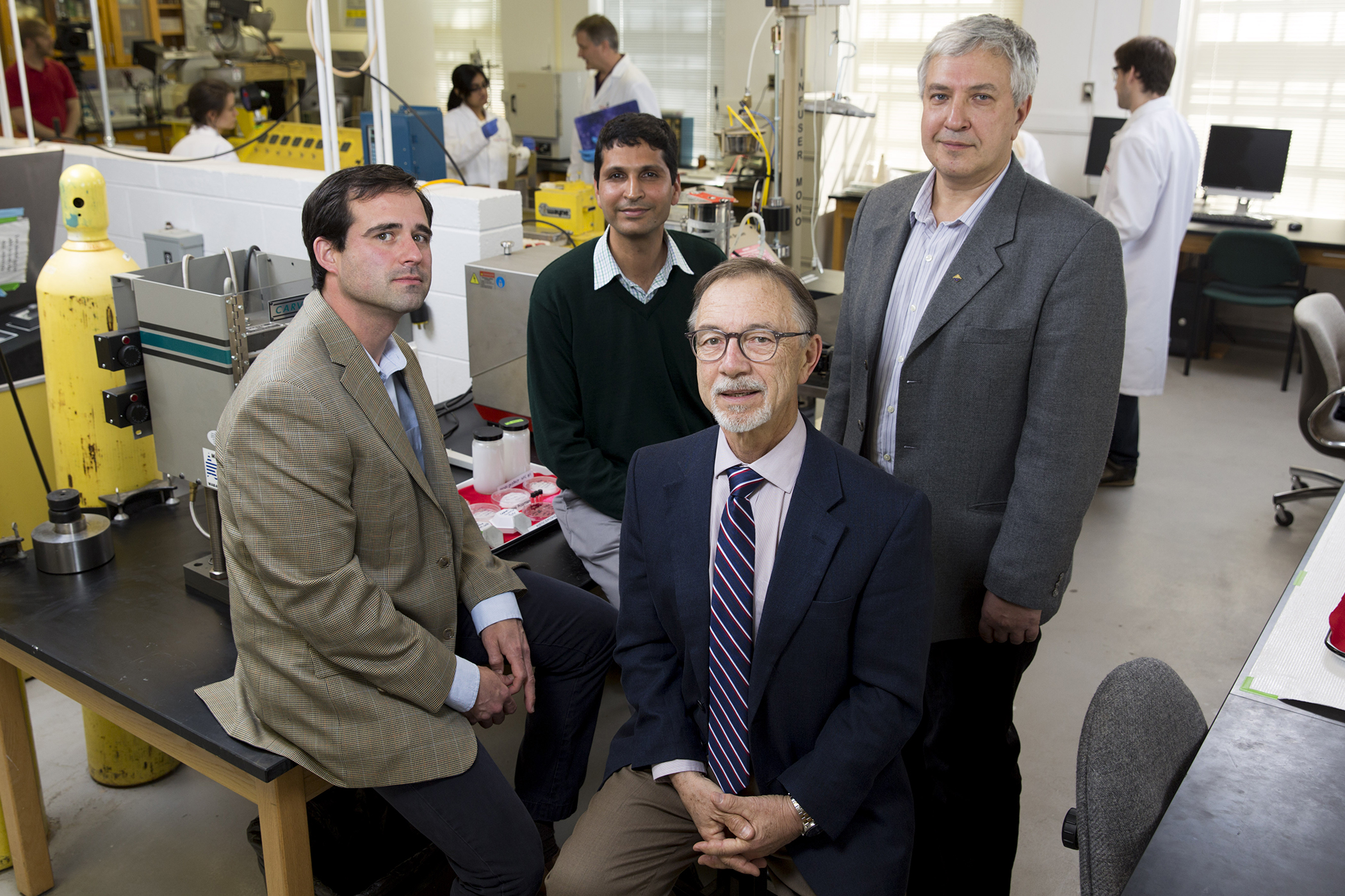 University of Georgia researchers in lab