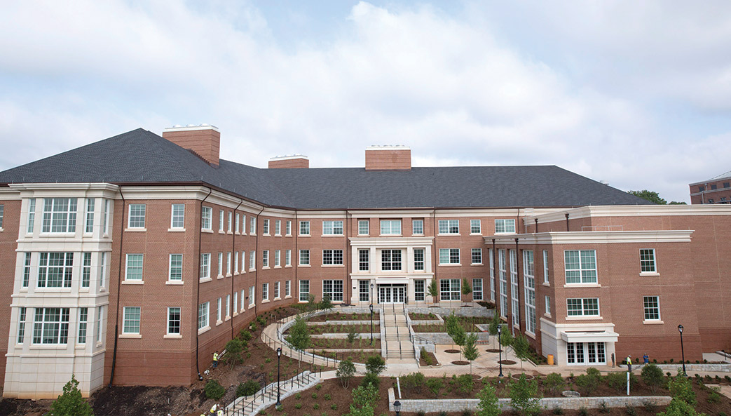 A photograph of the science learning center's exterior