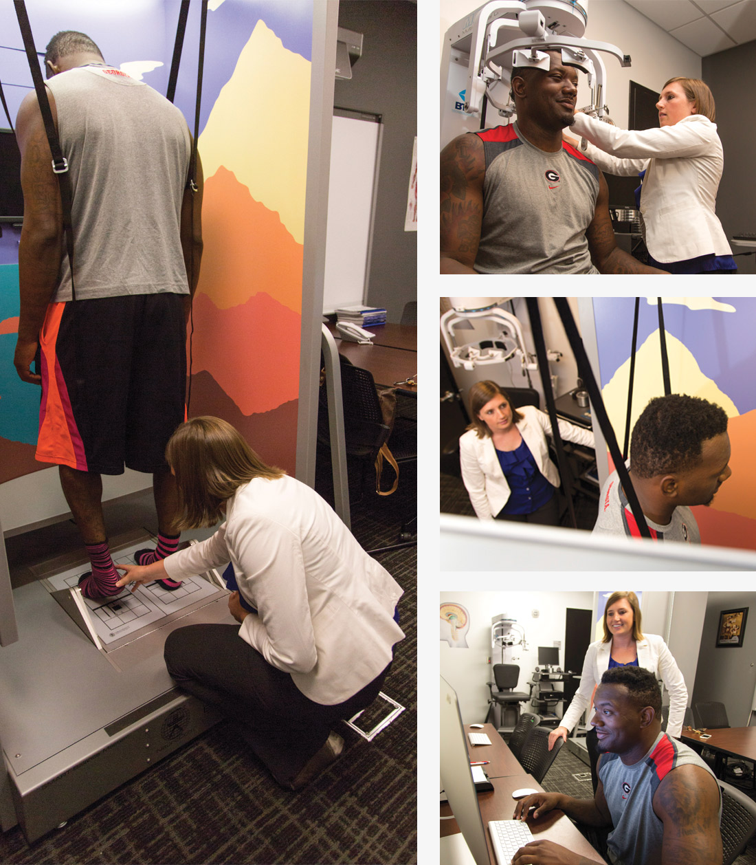 Julianne Schmidt in lab with Amarlo Herrera