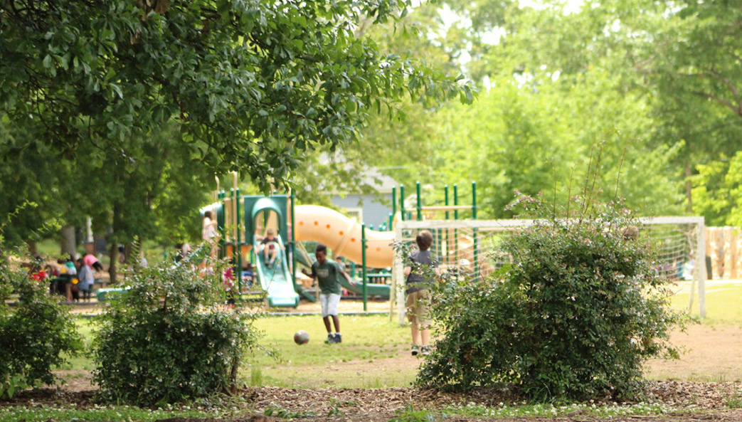 children on a playground