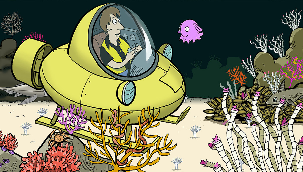 illustration from "The Adventures of Zack and Molly"
